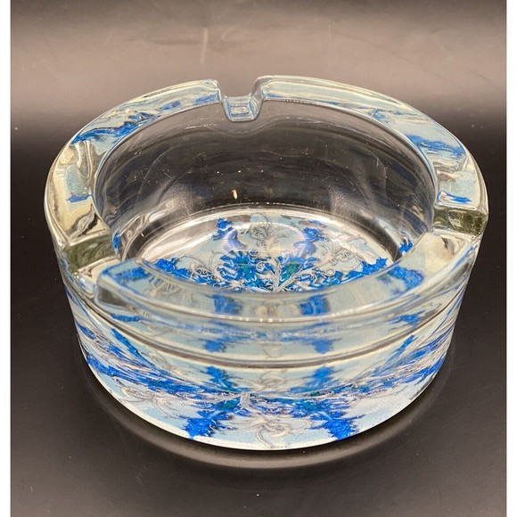 Vintage Camel Ashtray Signature Blends Mellow Heavy Glass Ash Tray - Picture 3 of 8